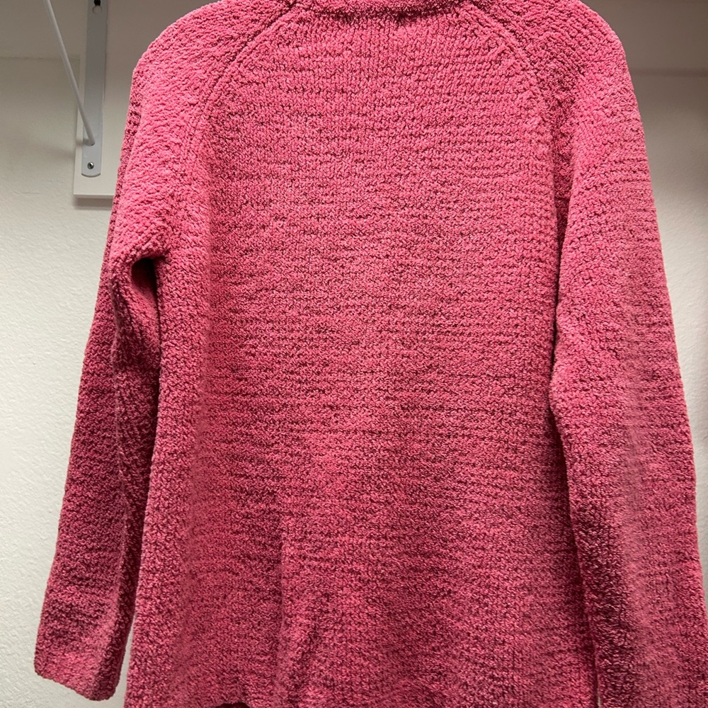 Cozy Pink Paradise Bay Crew Neck Sweater - Picture 4 of 5